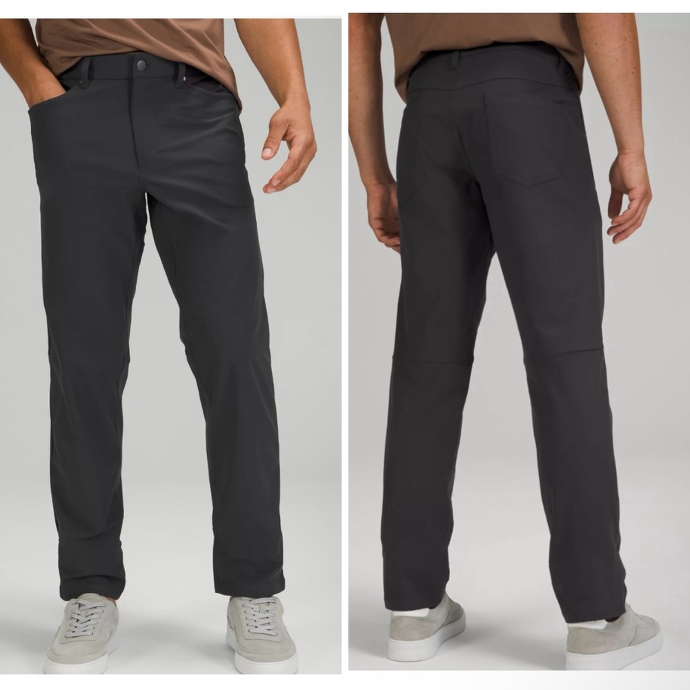 Lululemon Men's ABC Pant Classic 
Warpstreme Black Charcoal Size 36
